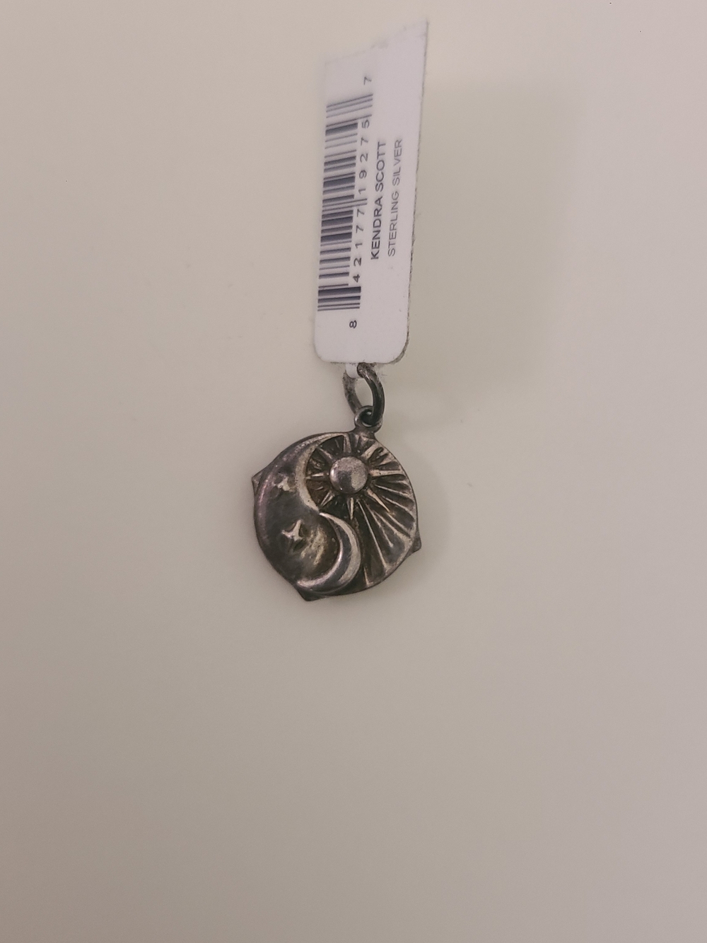 Kendra Scott Sterling Silver Sun & Moon Pendant - Silver